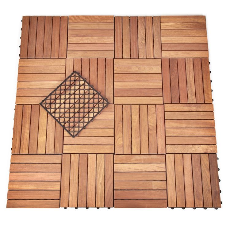 Cumaru wood tiles FSC 100