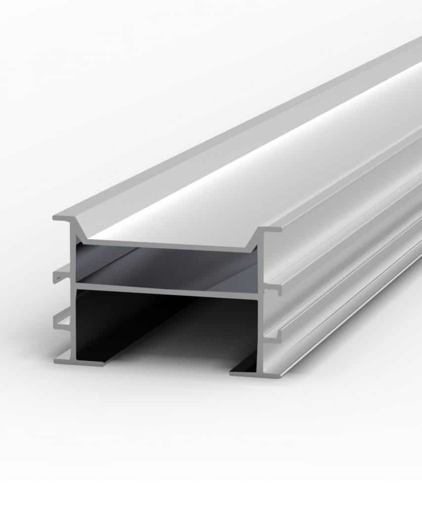 Underbyggnadsterrass i aluminium