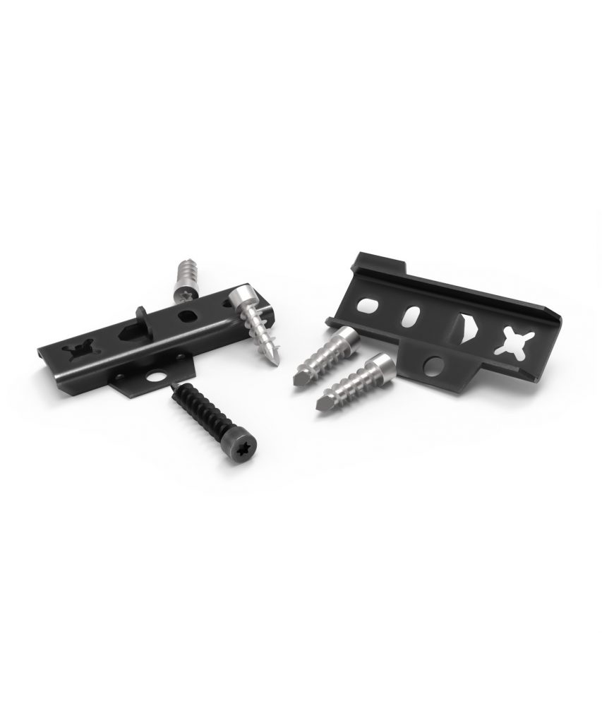 BioMaderas Clips schwarz