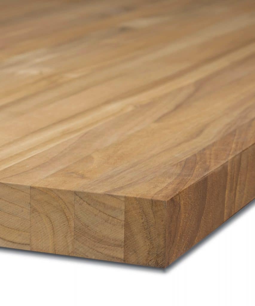 Teak bordplade 40mm