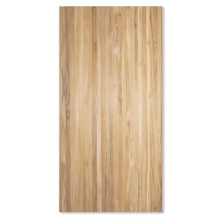 Pannello in legno massello di teak, spessore 40 mm, legno continuo, 200 x  100 cm