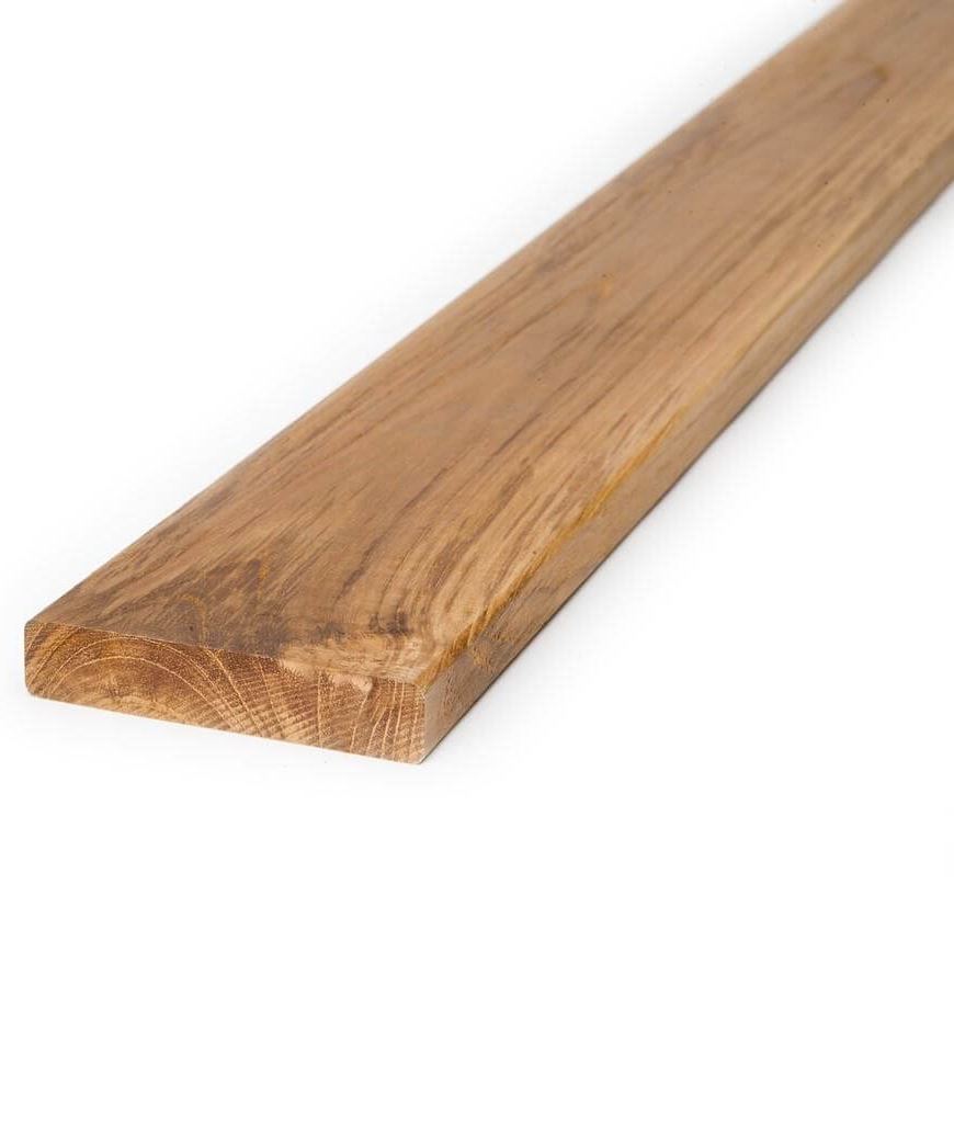 Niet doen Rudyard Kipling klink Gladde teakhouten plank, meubelhout 95 mm breed