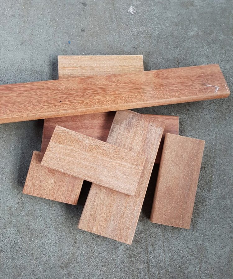 Cumaru chatarra de madera artesanal