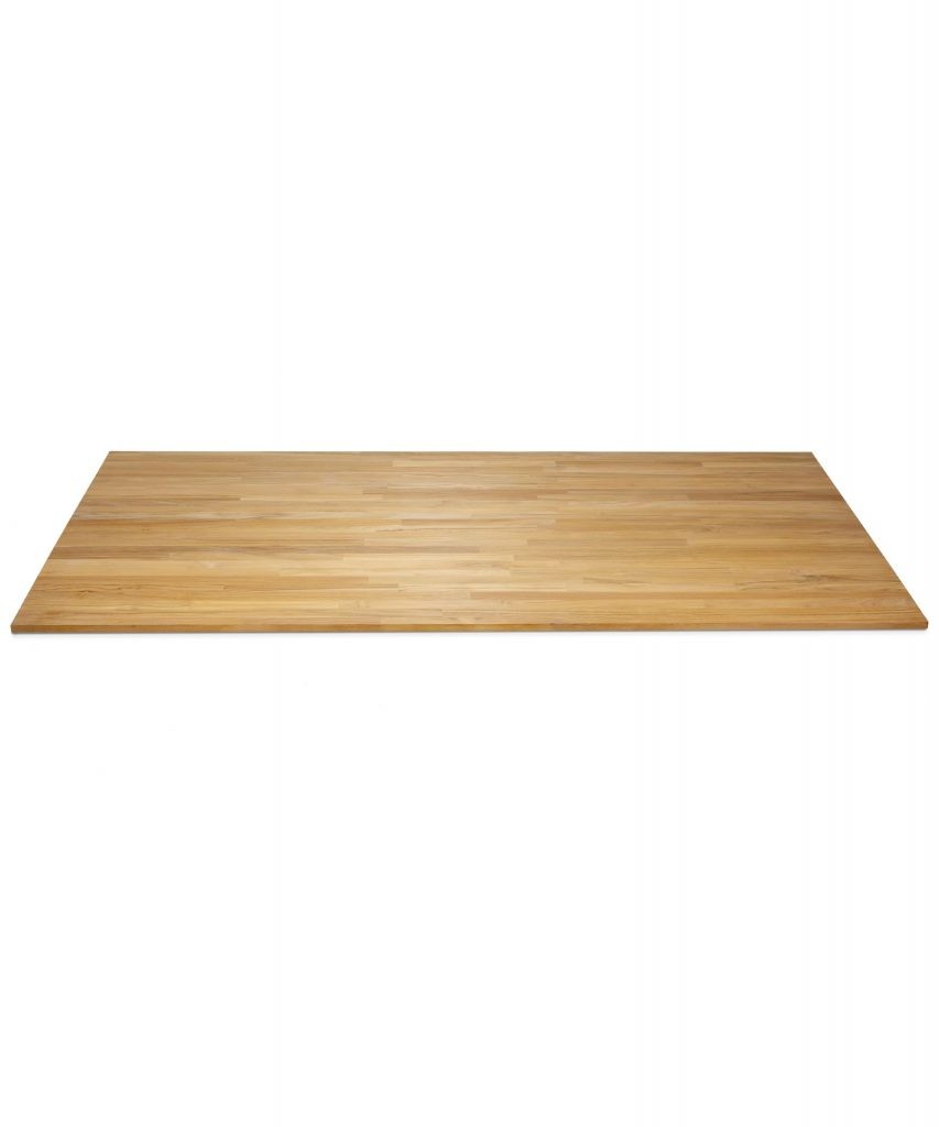 Teak top 18mm fingerleddet