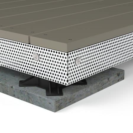 Aluminium-Verblendung für Terrassendielen