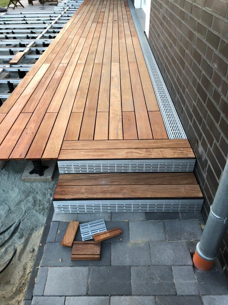 Jatoba decking boards, Bremen