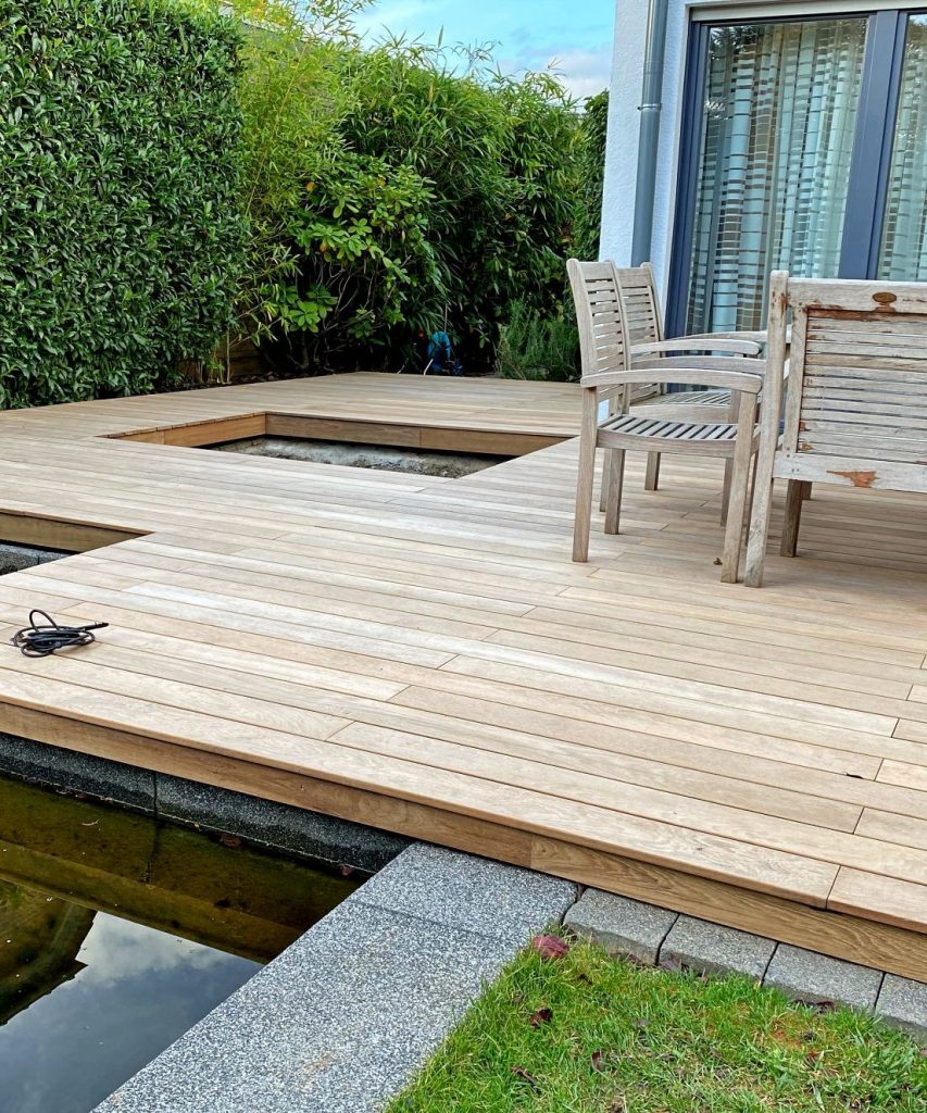 Decking in teak 125mm FSC