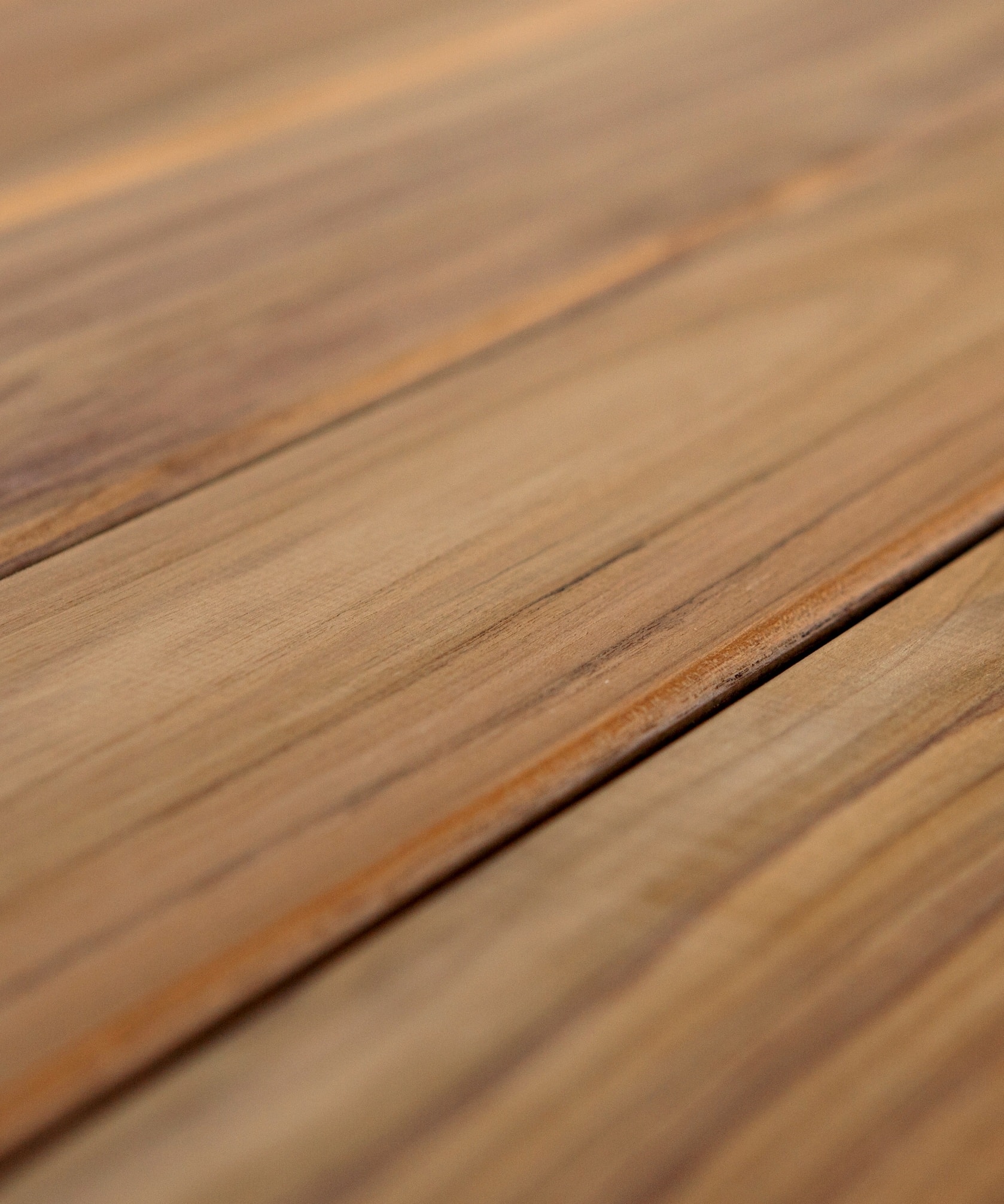 Lame de terrasse en bois - Teck première qualité - Largeur 14 cm