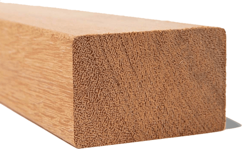 Subestructura de madera dura