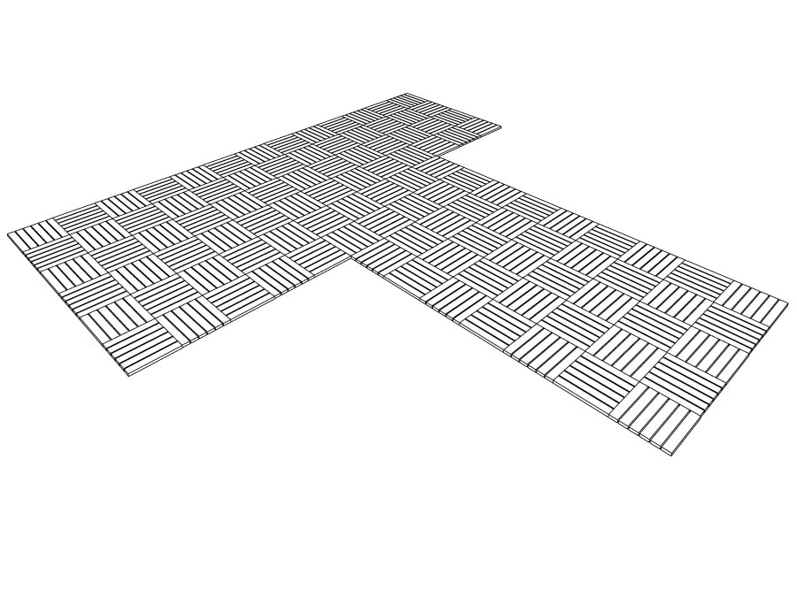 Terrassenplaner Holzfliesen