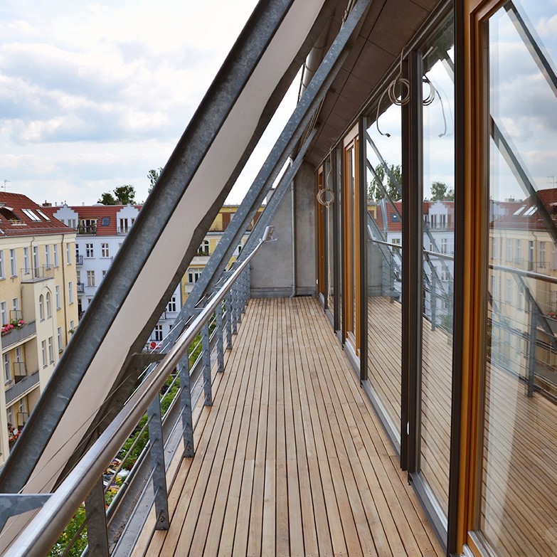 Terrasse en teck 50mm Berlin Friedrichshain