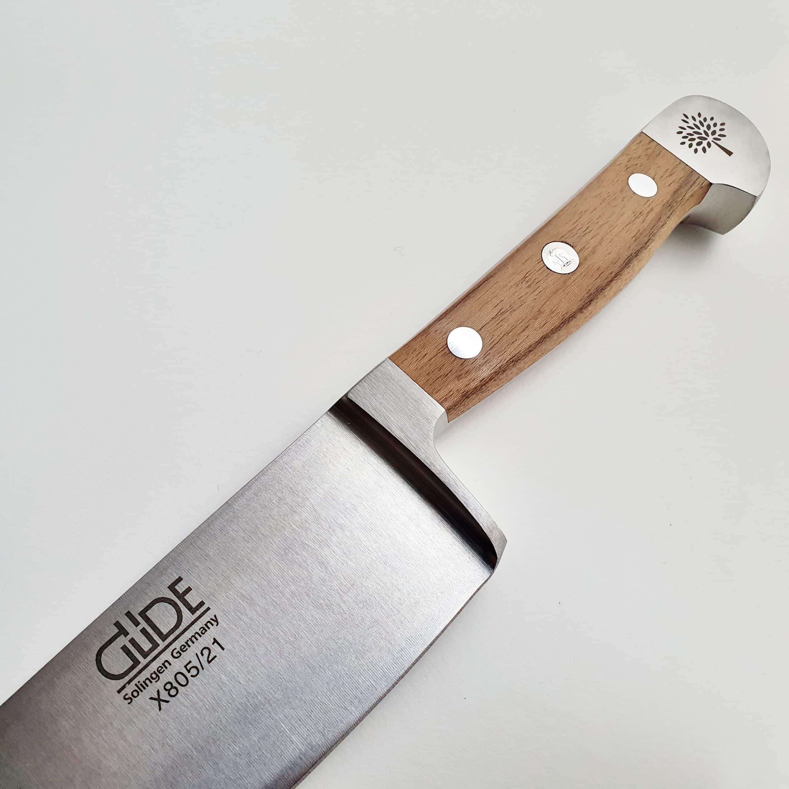 Couteau de chef Güde Alpha manche teck - X805/21