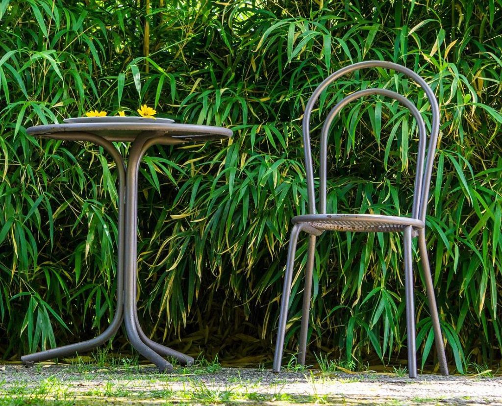 Garden chair steel