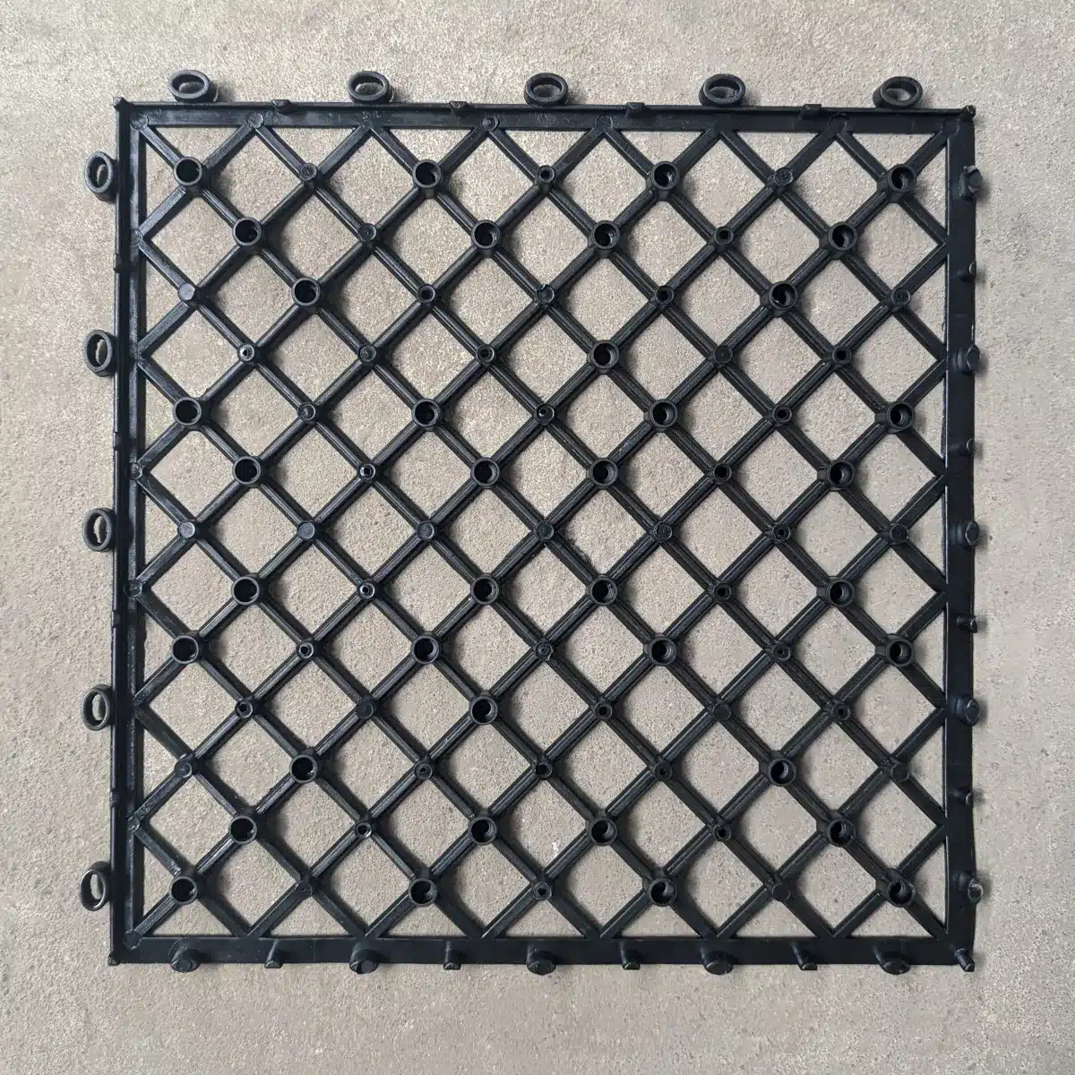 Gitter und Unterkonstruktion für Holzfliesen, 30 x 30cm